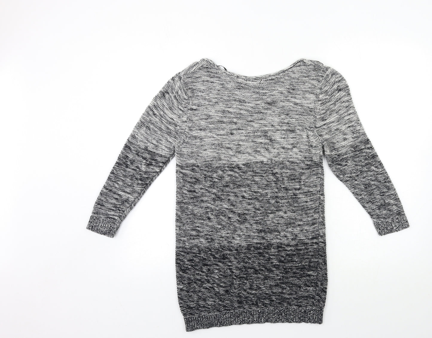 F&F Womens Grey  Knit Pullover Jumper Size 10