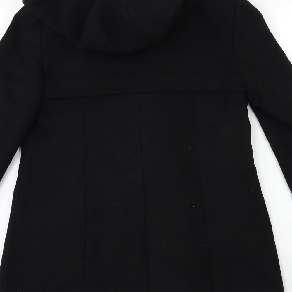 NEXT Womens Black   Overcoat Coat Size 10