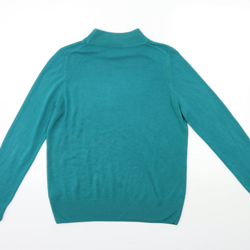 Marks and Spencer Womens Green  Knit Pullover Jumper Size 14