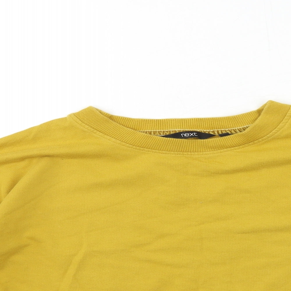 NEXT Womens Yellow   Pullover Jumper Size 8