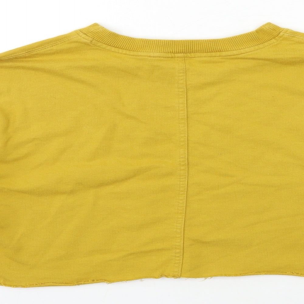 NEXT Womens Yellow   Pullover Jumper Size 8