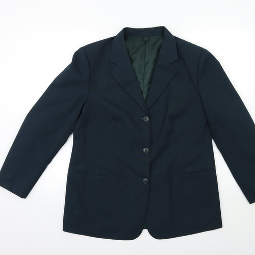 Preworn Mens Blue   Jacket Suit Jacket Size 38