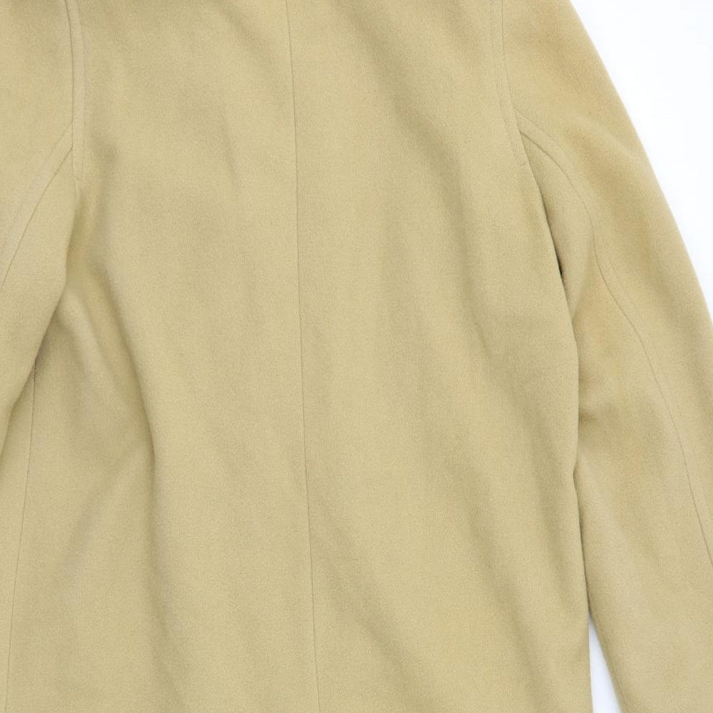 NEXT Womens Beige   Overcoat Coat Size 12