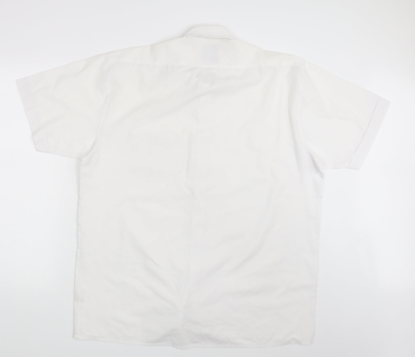 Timberjack Mens White    Button-Up Size XL