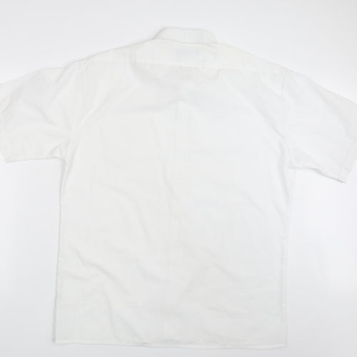 Carlo Santini Mens White    Button-Up Size XL