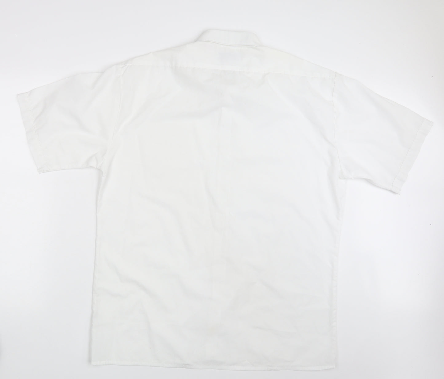Carlo Santini Mens White    Button-Up Size XL