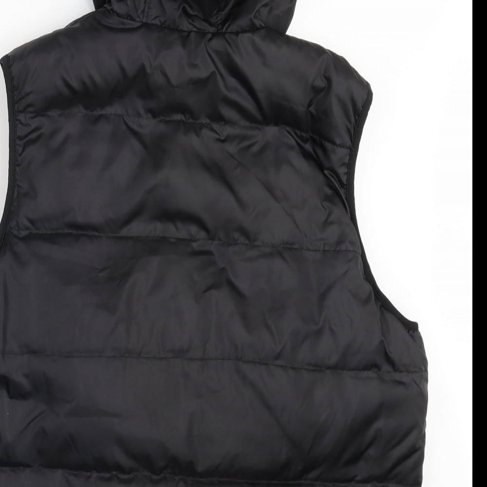 Stile Benetton Mens Black   Gilet Jacket One Size