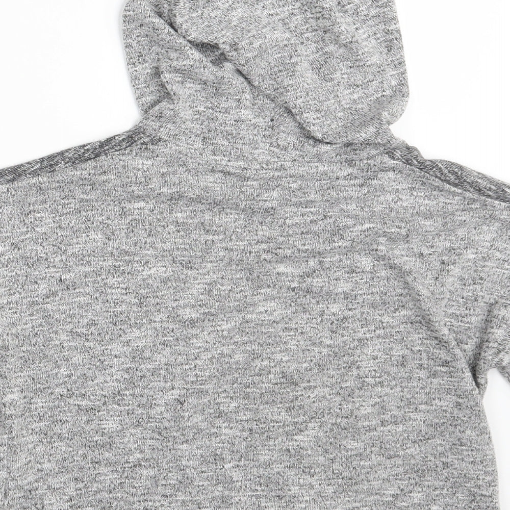 Matalan Girls Grey   Pullover Hoodie Size 11 Years