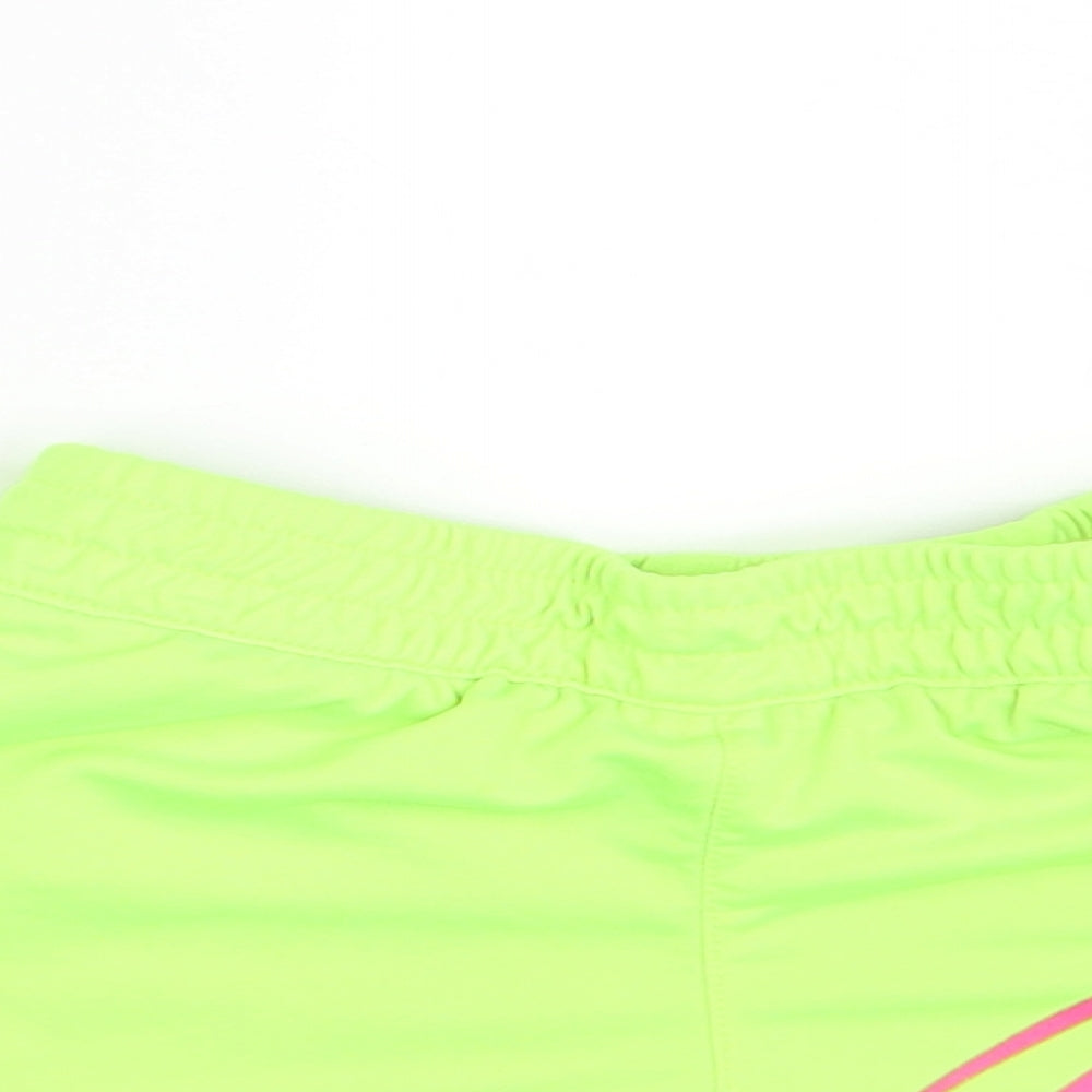 New Balance Girls Yellow   Sweat Shorts Size 7-8 Years - Waist 18in
