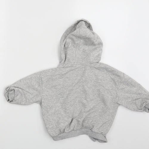 George Girls Grey   Full Zip Jumper Size 24 Months