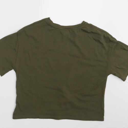 River Island Girls Green   Basic T-Shirt Size 11-12 Years