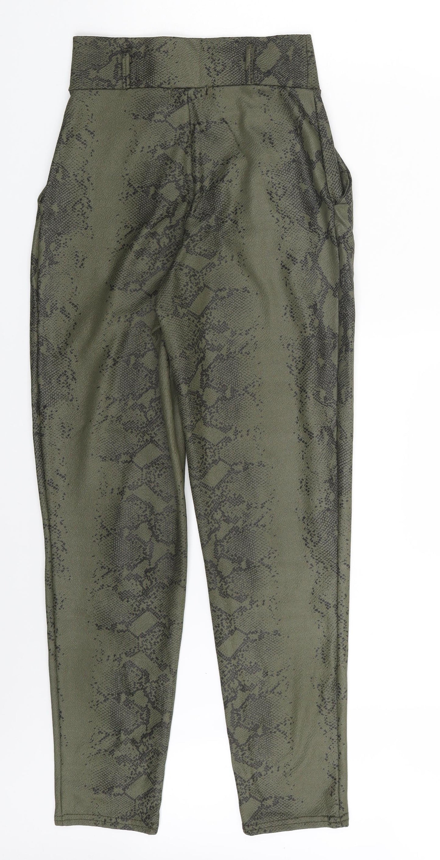 I SAW IT FIRST Womens Green Camouflage  Trousers  Size 6 L26 in