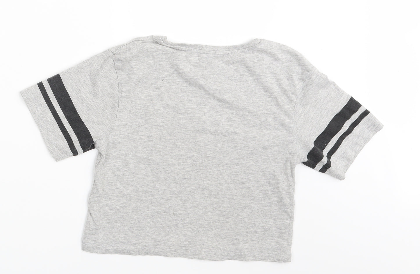 Candy Girls Grey   Basic T-Shirt Size 11 Years