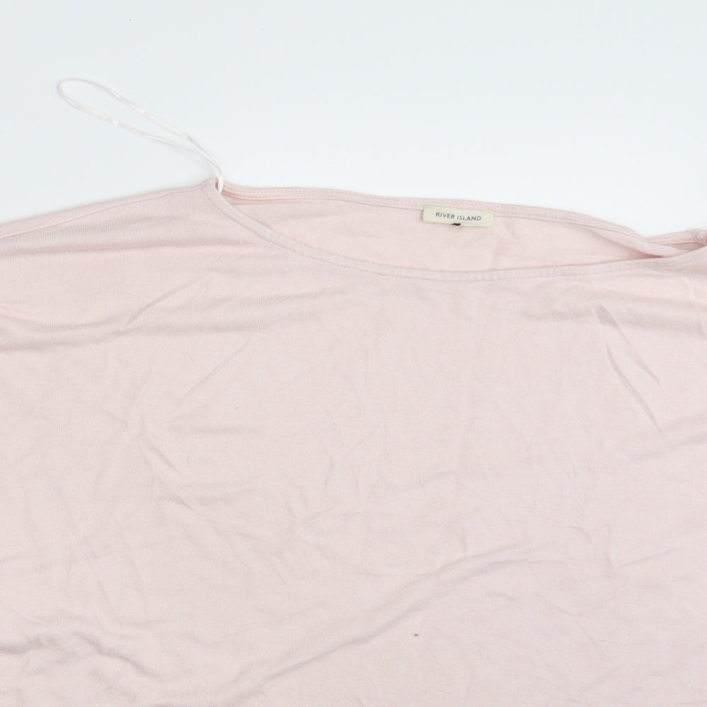 River Island Womens Pink   Pullover Sweatshirt Size 20