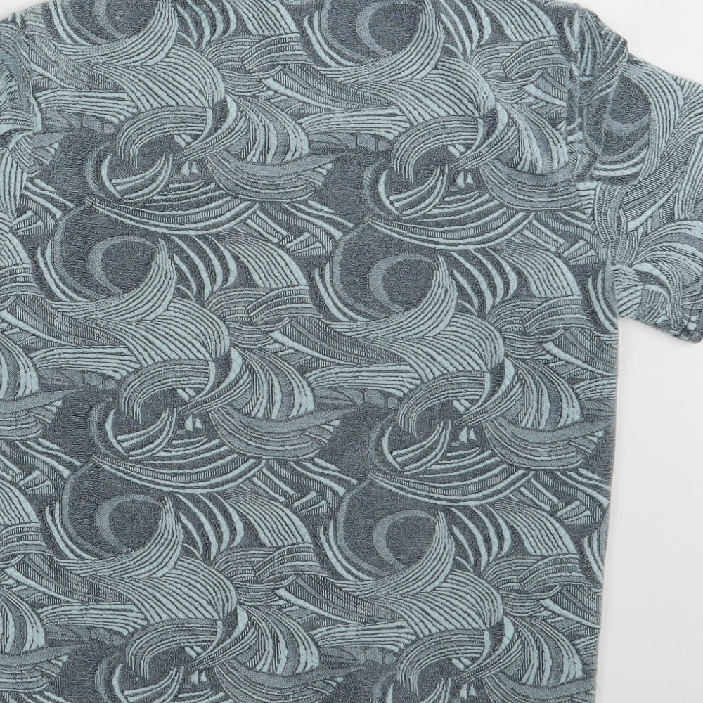 Berkertex Womens Blue Paisley  Basic T-Shirt Size 12