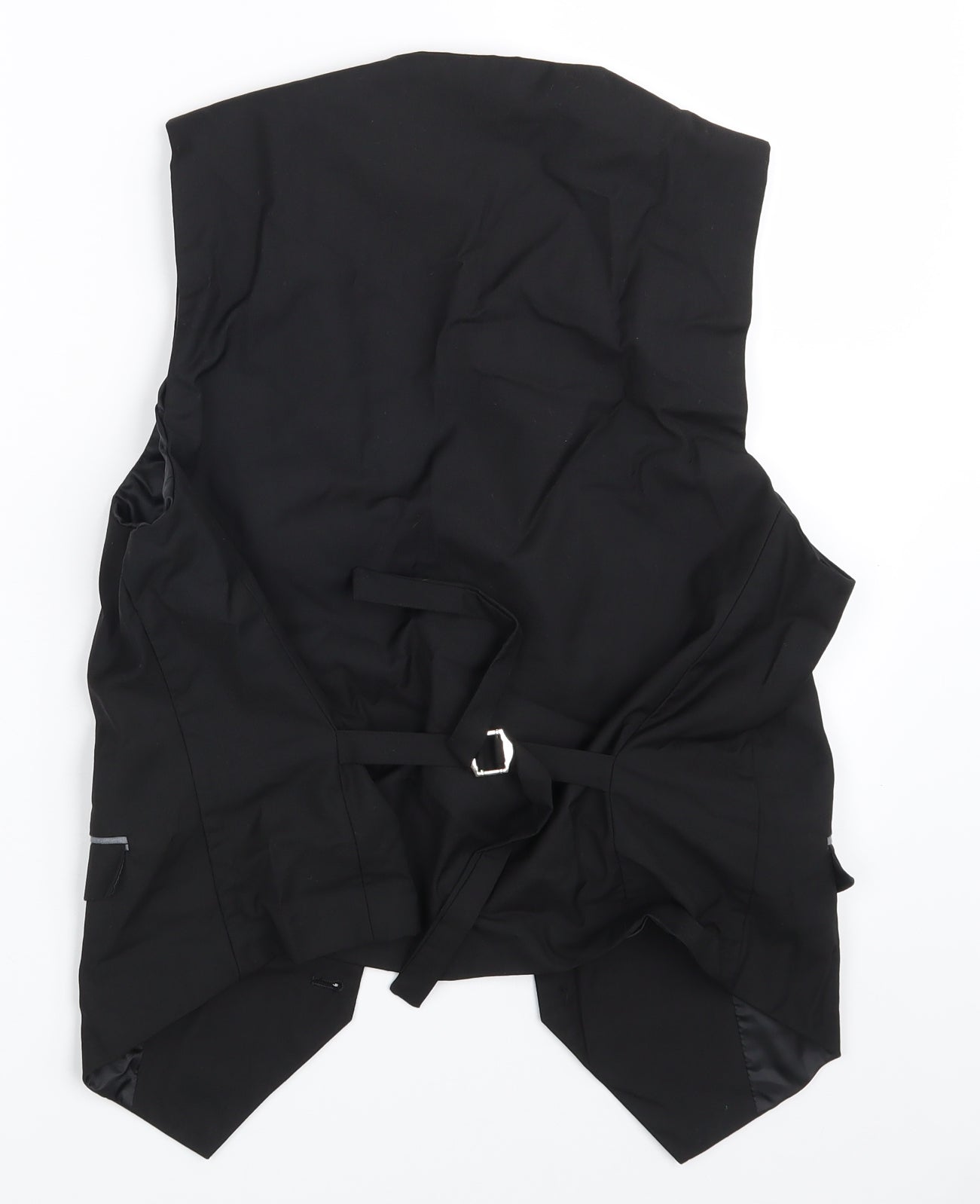 Coofandy Mens Black   Jacket Waistcoat Size S