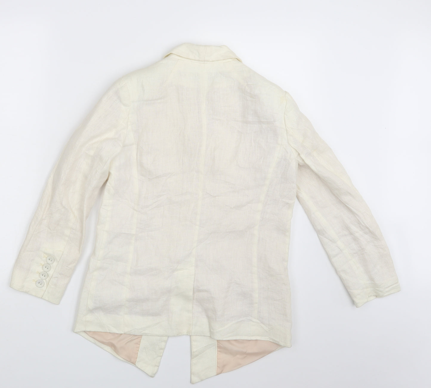 H&M Womens Ivory   Jacket Blazer Size 6
