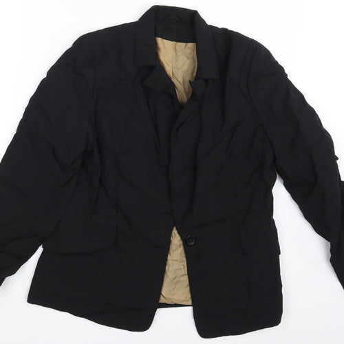 Dorothy Perkins Womens Black   Jacket Blazer Size 14