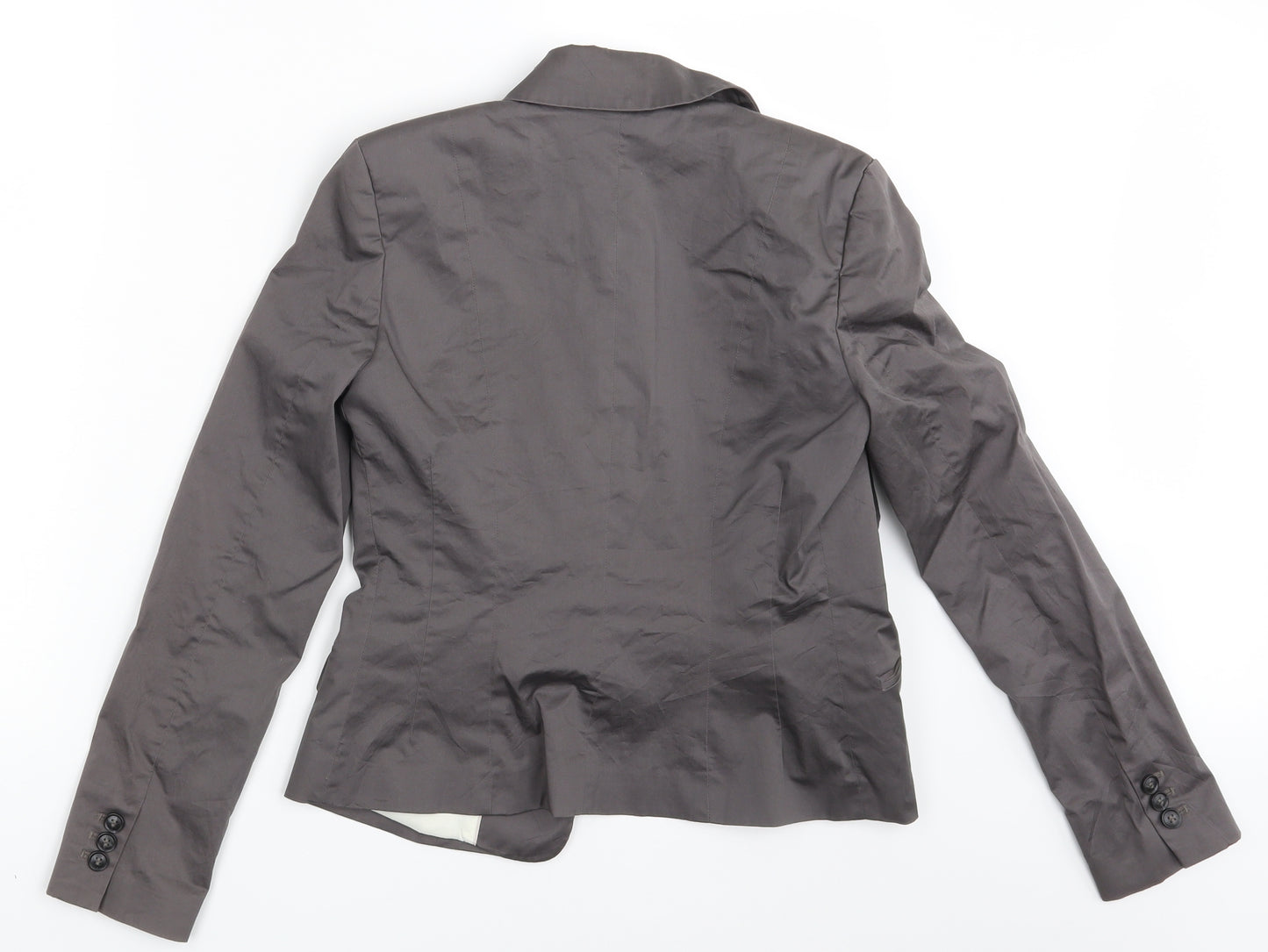 H&M Womens Grey   Jacket Blazer Size 8