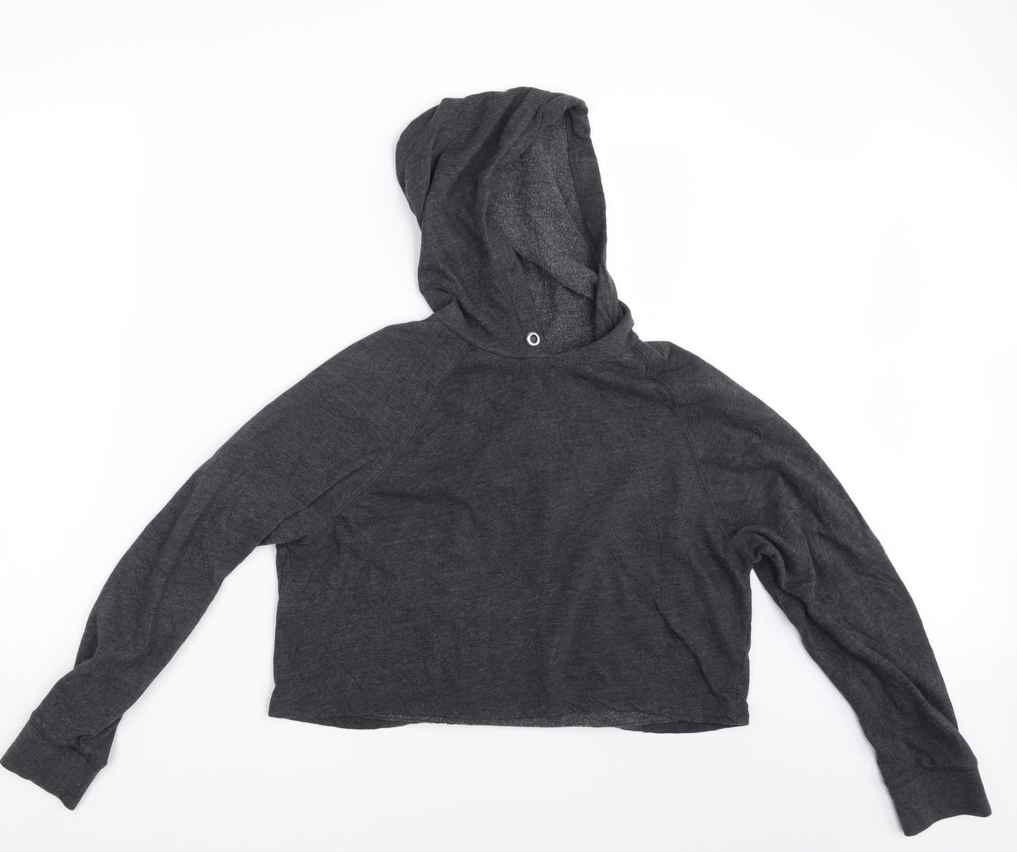 H&M Womens Grey   Pullover Hoodie Size M