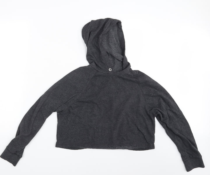 H&M Womens Grey   Pullover Hoodie Size M