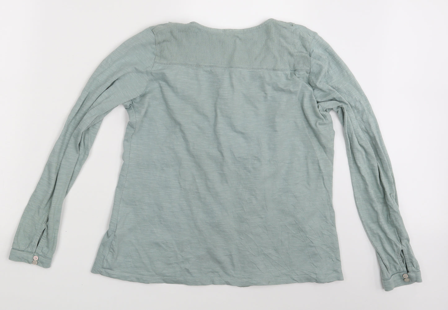 Fat Face Womens Green   Basic Button-Up Size 12