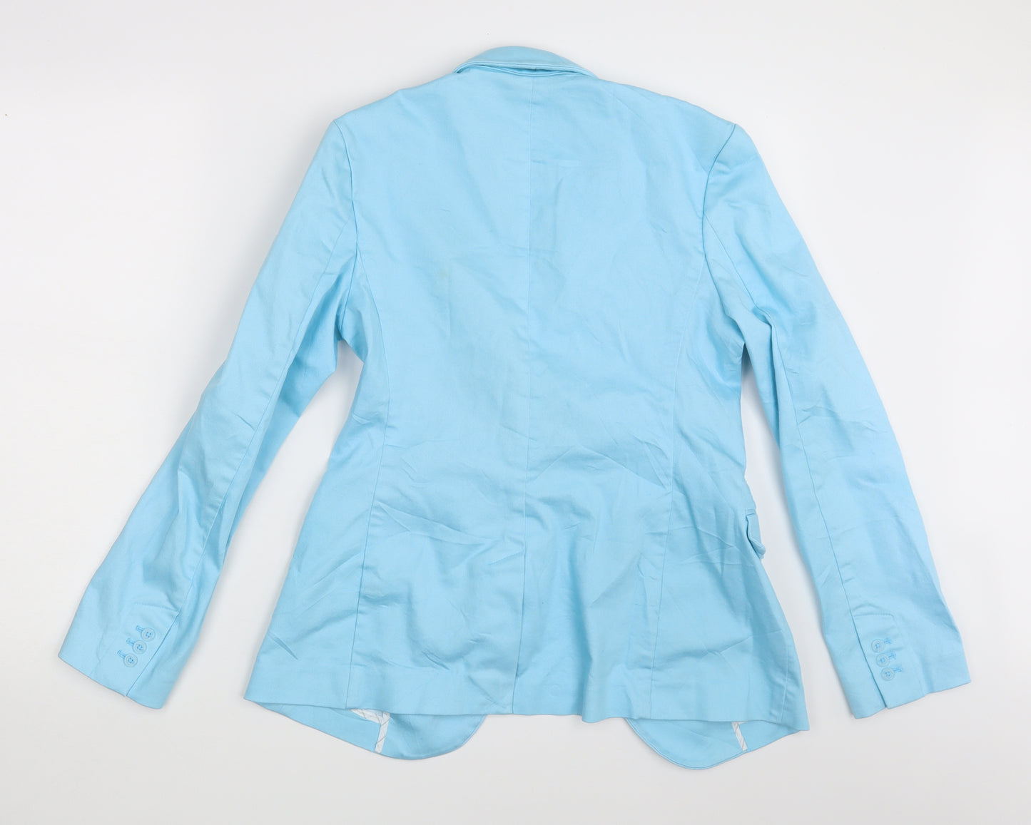 M&S Womens Blue   Jacket Blazer Size 8