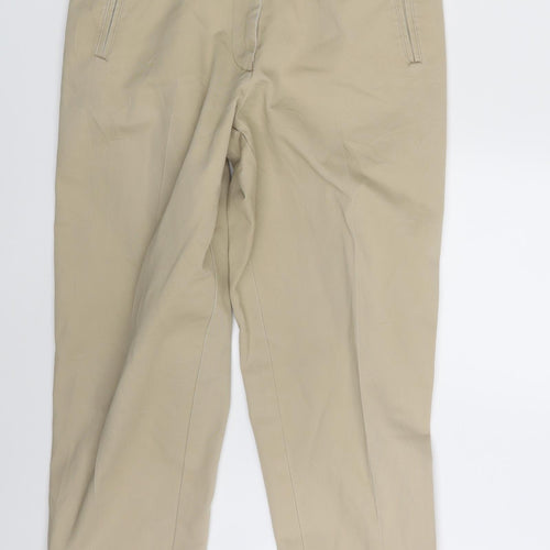 Debenhams Womens Beige   Chino Trousers Size 8 L27 in