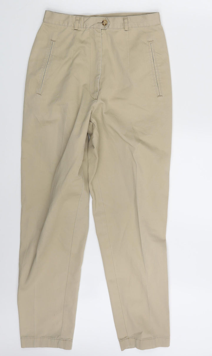Debenhams Womens Beige Chino Trousers Size 8 L27 in