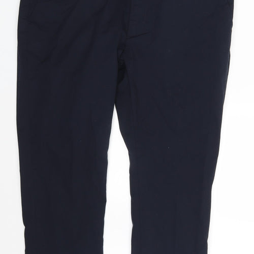 M&S Mens Blue  Denim Chino Trousers Size 38 in L29 in