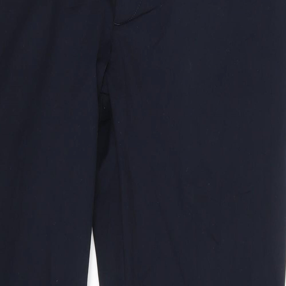 M&S Mens Blue  Denim Chino Trousers Size 38 in L29 in