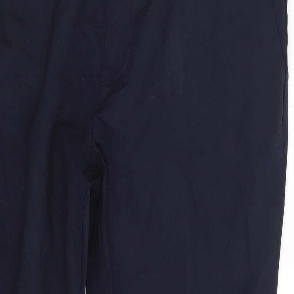 M&S Mens Blue  Denim Chino Trousers Size 36 in L29 in