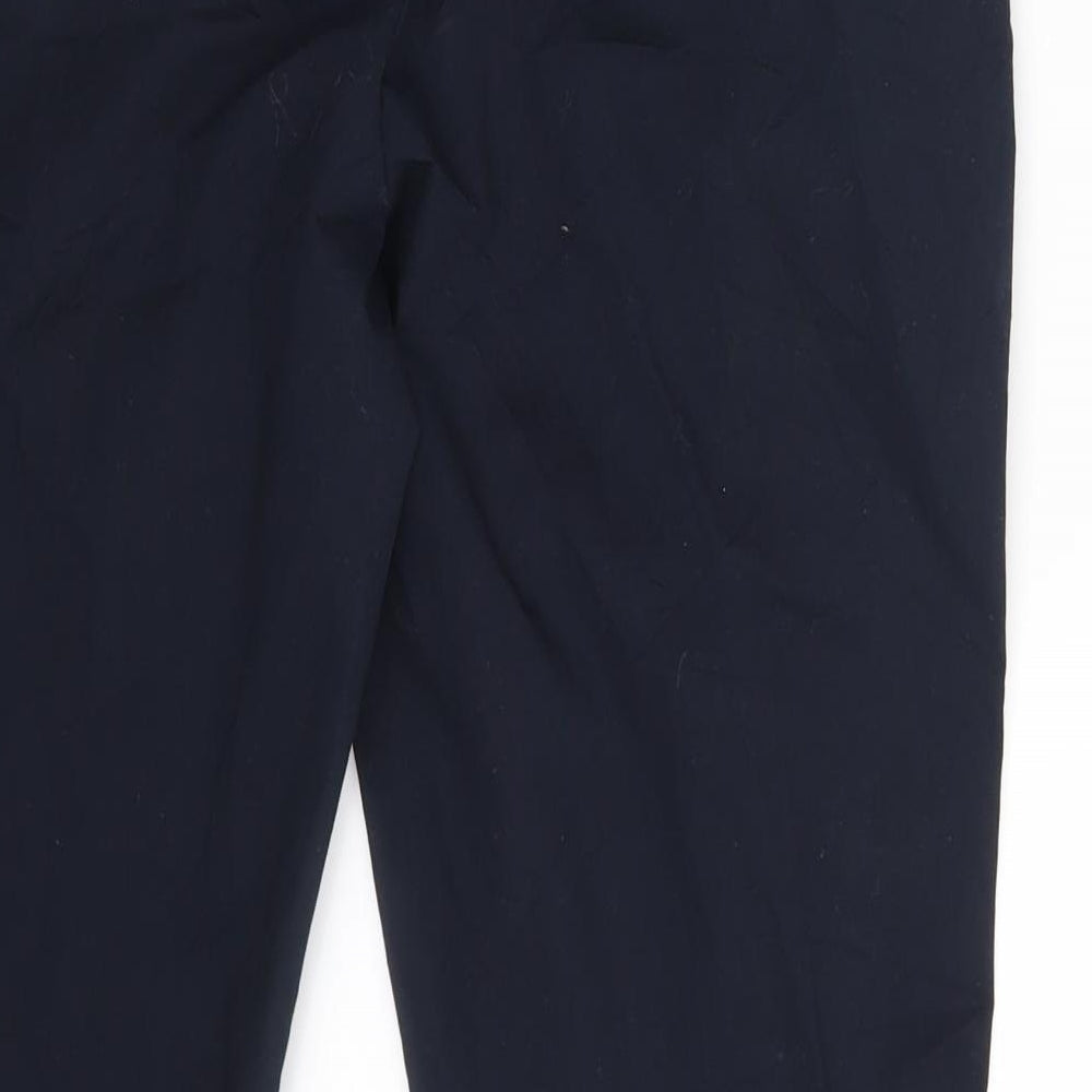 M&S Mens Blue  Denim Chino Trousers Size 36 in L29 in