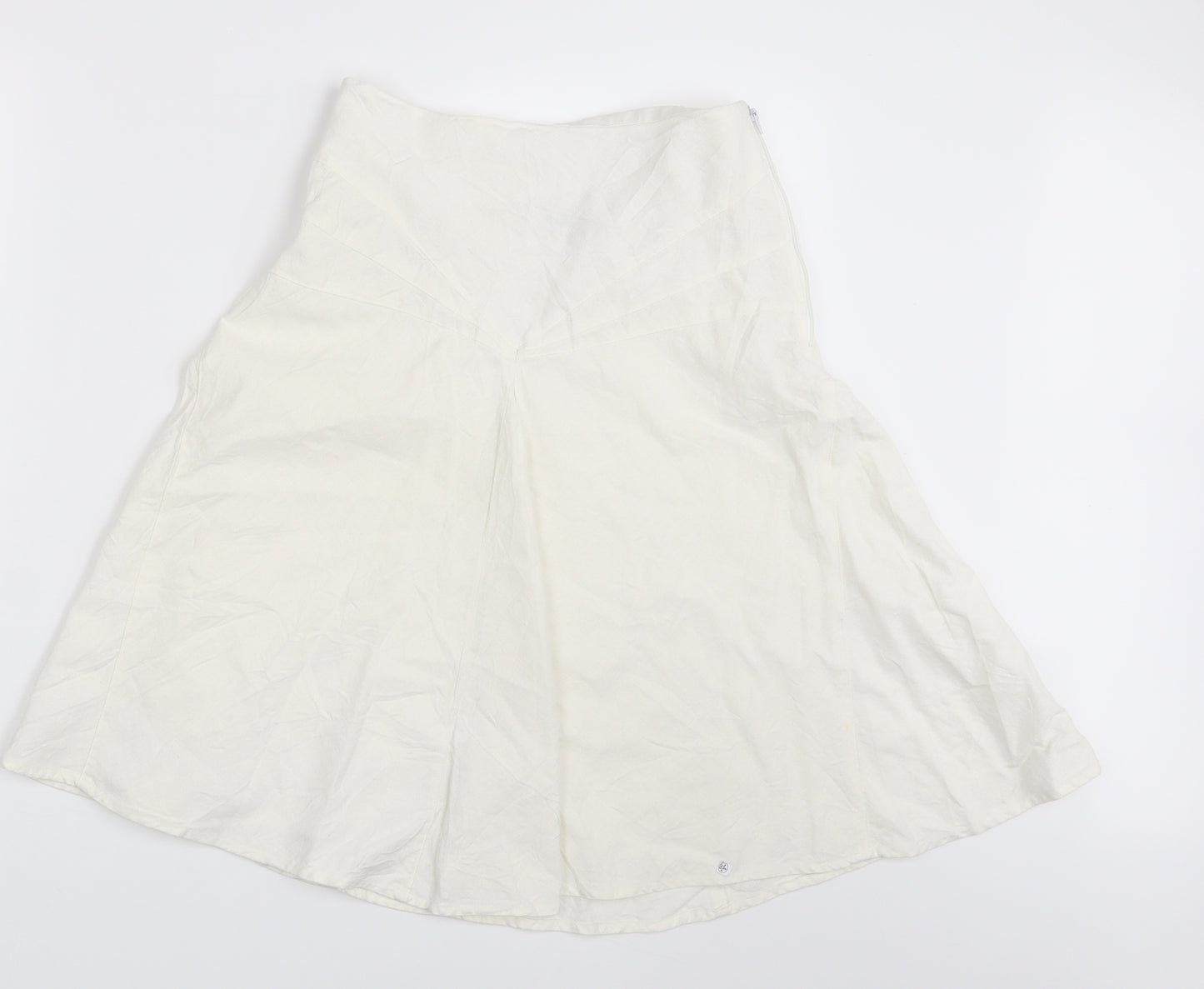 Atmosphere Womens Ivory   A-Line Skirt Size 8