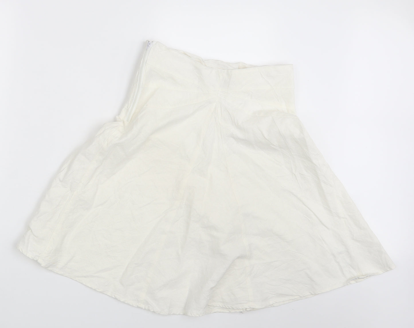 Atmosphere Womens Ivory   A-Line Skirt Size 8