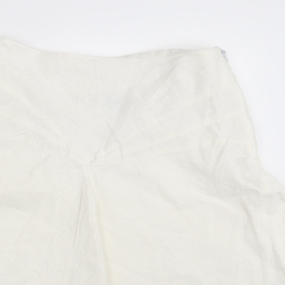 Atmosphere Womens Ivory   A-Line Skirt Size 8