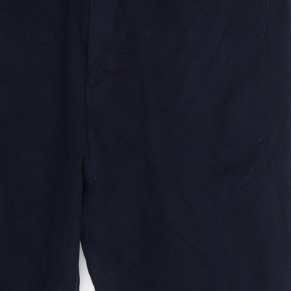 M&S Mens Blue  Velvet Trousers  Size 38 in L33 in