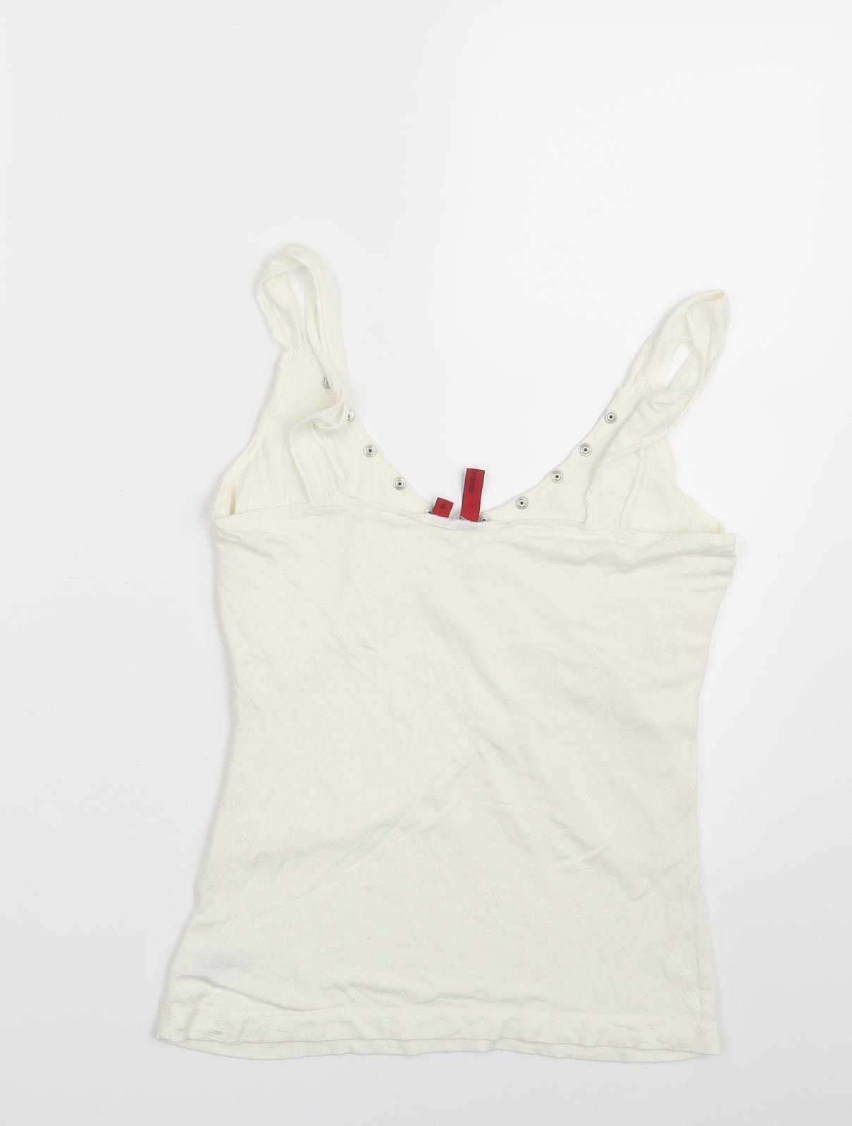 Fransa Womens Ivory   Basic Tank Size S