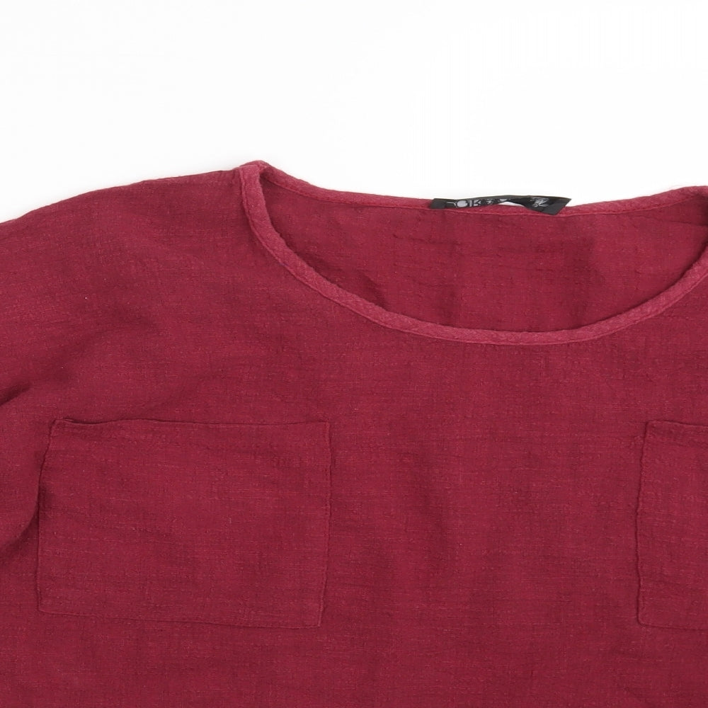 Gracila Womens Pink   Basic T-Shirt Size XL