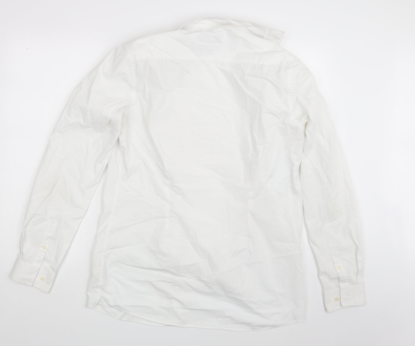 NEXT Mens White    Button-Up Size 16