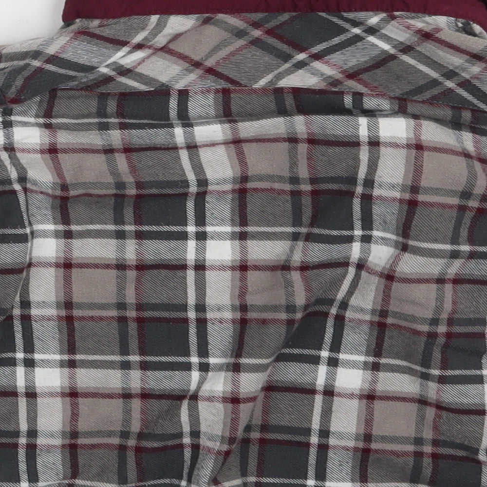 TU Boys Multicoloured Check Corduroy Basic Button-Up Size 4-5 Years
