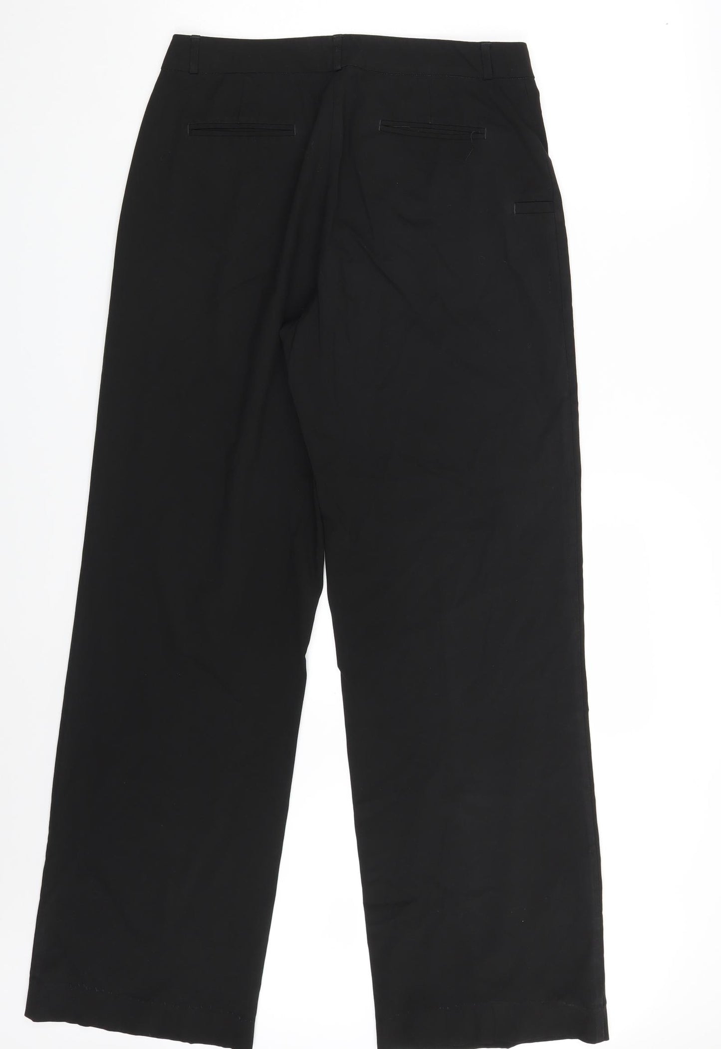 M&S Womens Black   Trousers  Size 12 L32 in