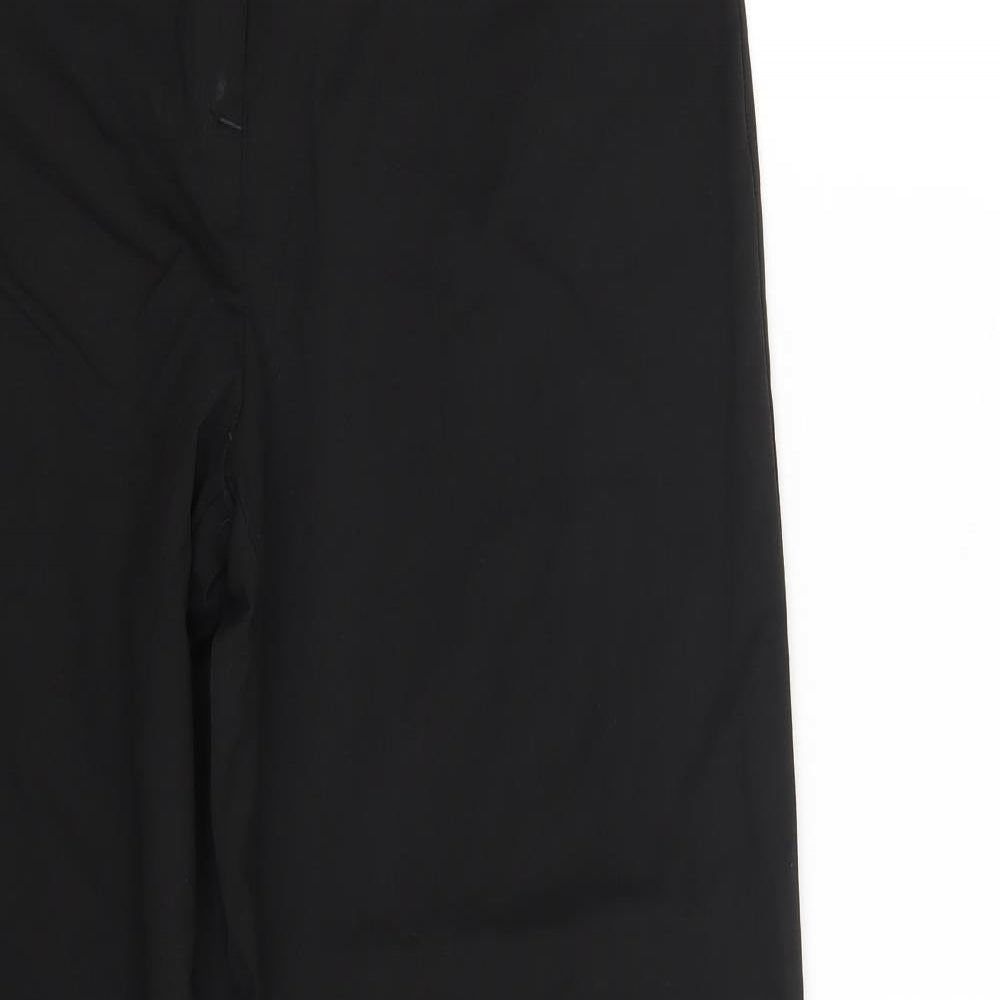 M&S Womens Black   Trousers  Size 12 L32 in