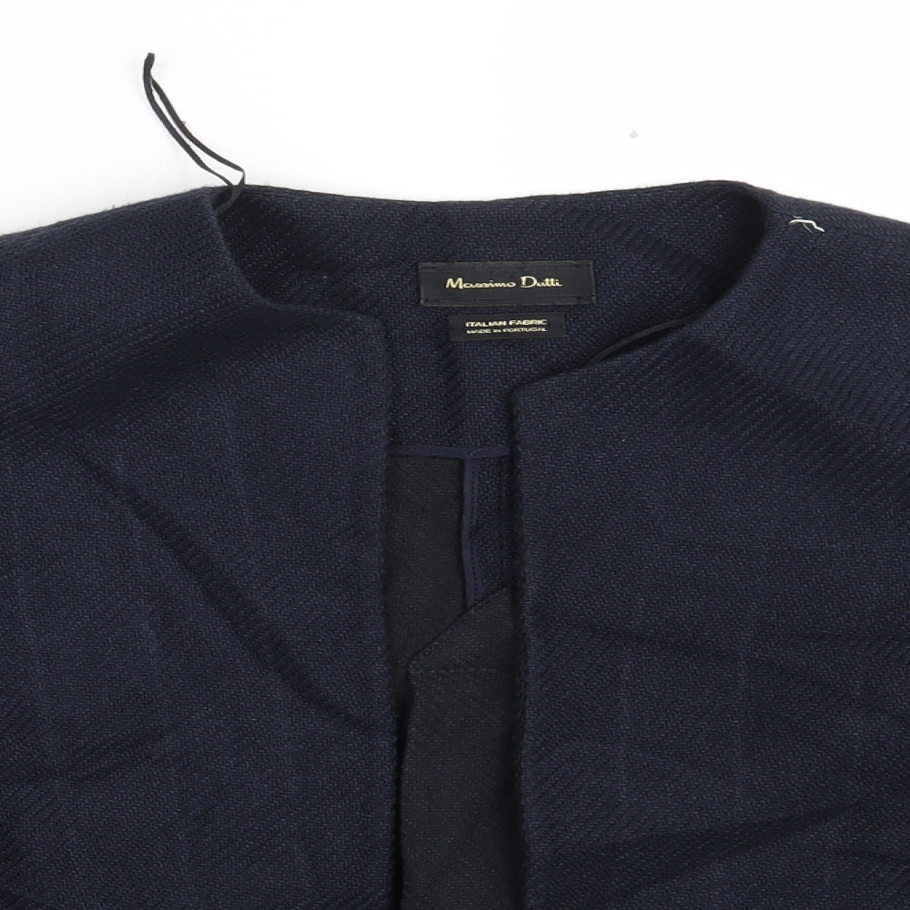 Massimo Dutti Womens Blue   Jacket Blazer One Size