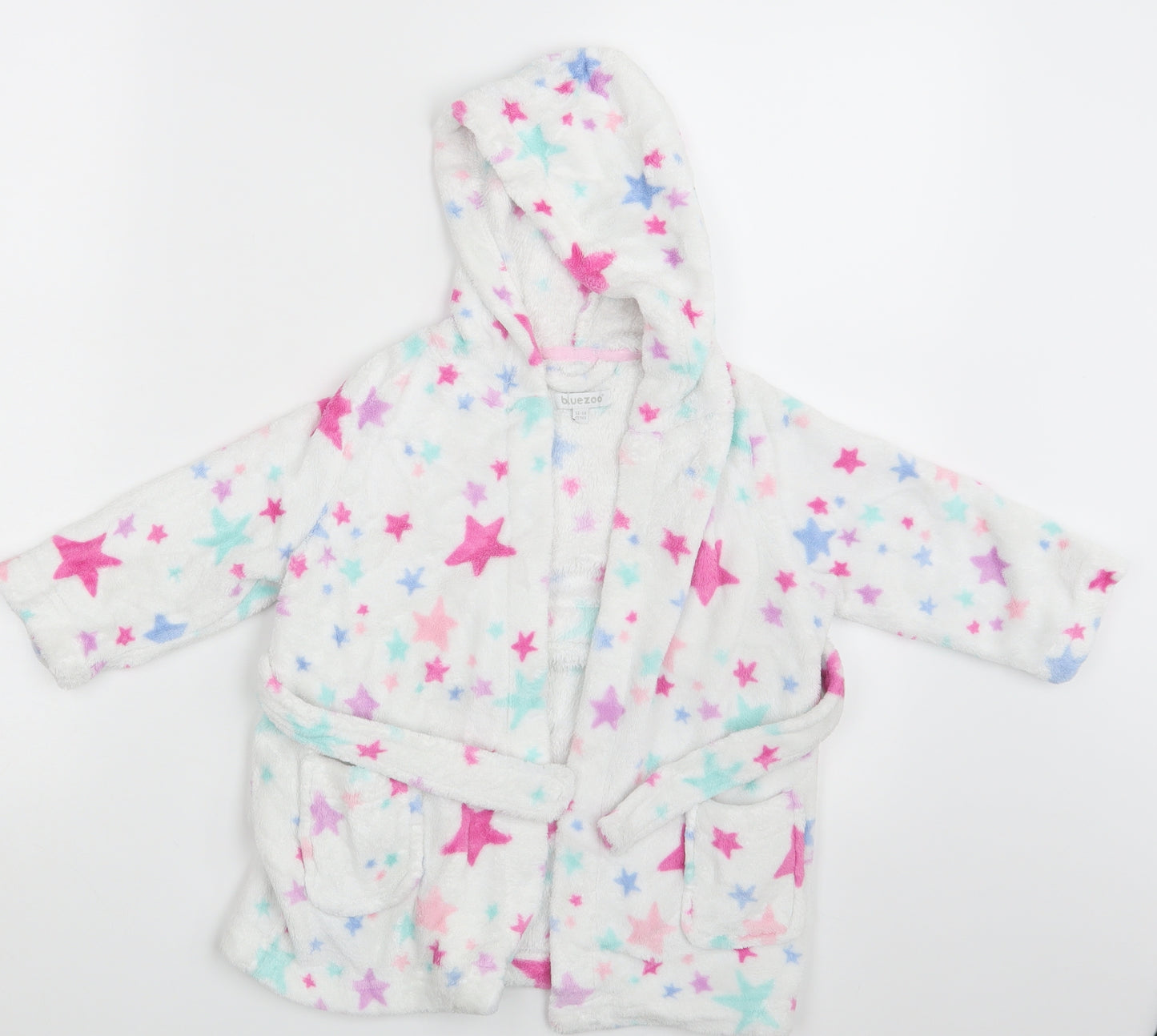 Debenhams Girls White Fair Isle  Babydoll One Piece Size 12-18 Months