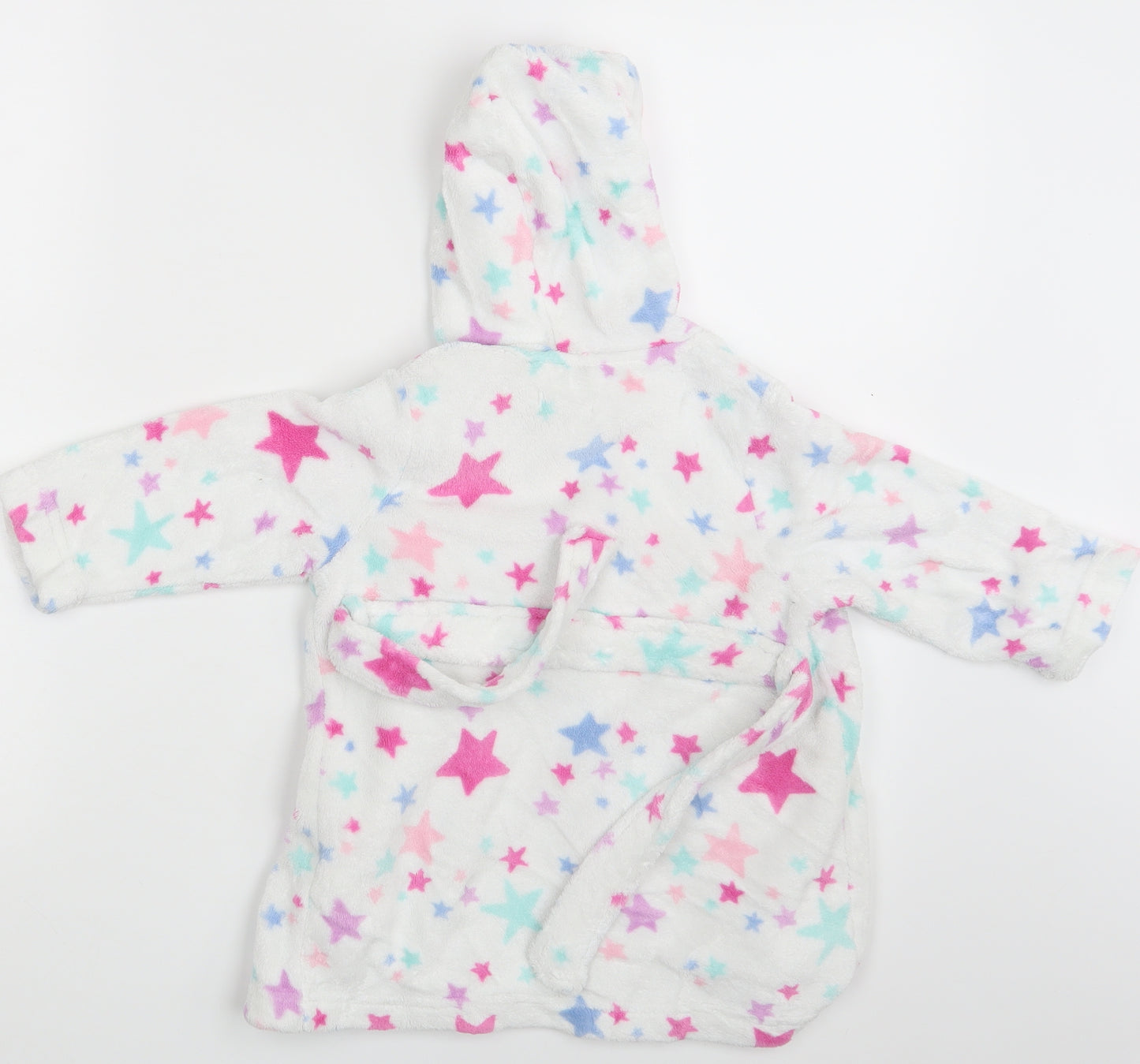 Debenhams Girls White Fair Isle  Babydoll One Piece Size 12-18 Months
