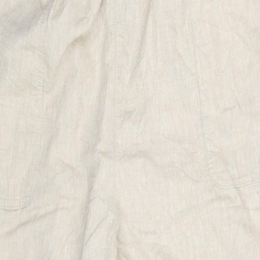TU Womens Beige   Sweat Shorts Size 20