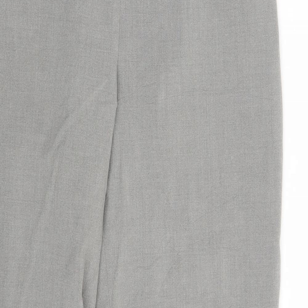 M&S Womens Grey   Trousers  Size 10 L29 in