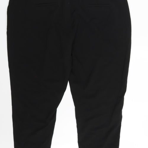 Label Be Womens Black   Capri Trousers Size 22 L25 in