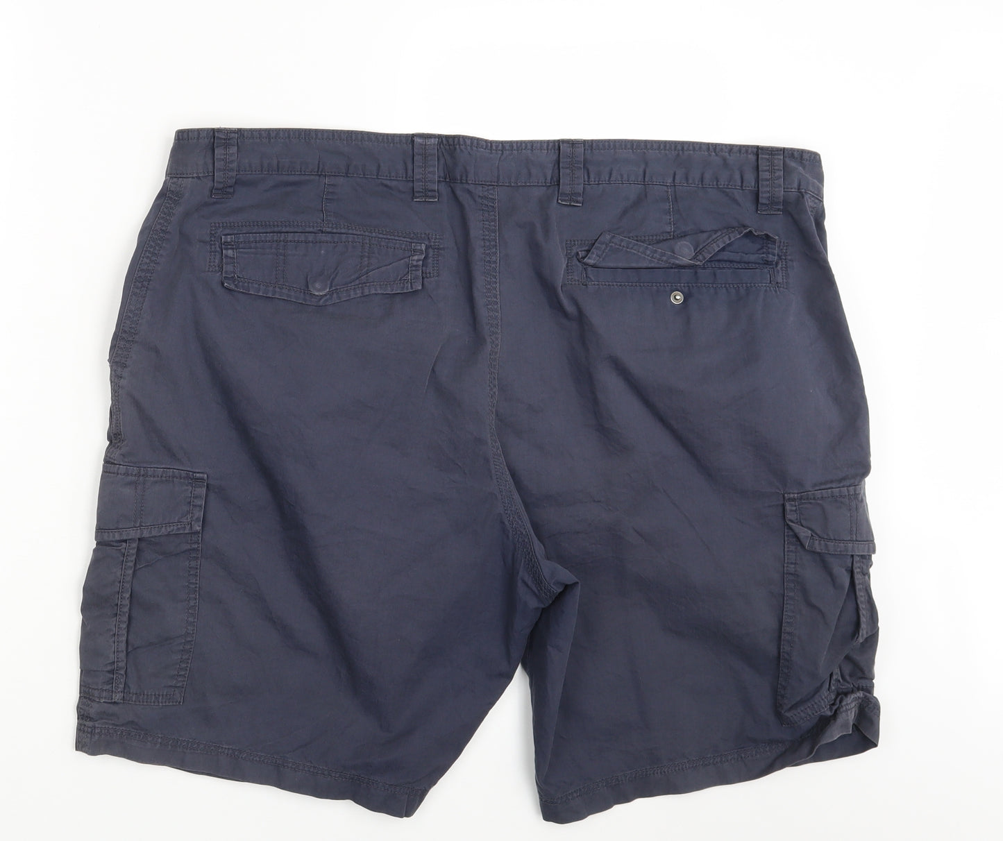 BOSTON CREW Mens Blue  Denim Cargo Shorts Size 42